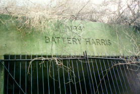 Rear of Battery Harris
