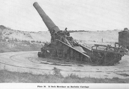M1920 16-inch Howitzer on M1920 Carriage