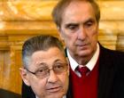 Assembly Speaker Sheldon Silver (D-Manhattan, front) has been criticized for his handling of sexual harassment allegations against former Assemblyman Vito Lopez (D-Brooklyn, back).
